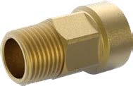 Valsir Pexal Easy -liitin messinkisellä ulkokierteellä 75-2 1/2"UK PPSU