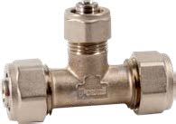 Valsir Pexal Twist supistava T-liitin 20x2-16x2-20x2