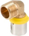 Valsir Pexal Gas -ulkokierteinen kulmaliitin 90° 50x4 - R 1 1/2"
