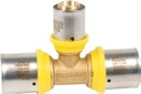 Valsir Pexal Gas -supistava T-puristusliitin 63x4,5 - 40x3,5 - 63x4,5