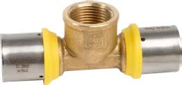 Valsir Pexal Gas -sisäkierteinen T-liitin 20x2 - Rp 1/2" - 20x2