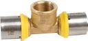 Valsir Pexal Gas -sisäkierteinen T-liitin 50x4 - Rp 1 1/2" - 50x4
