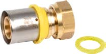 Valsir Pexal Gas -jakotukin tasotiivisteliitin 50x4 - G 1 1/2"