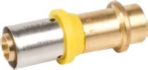 Valsir Pexal Gas -kupariputken siirtymäliitin 16x2 - Cu 14 mm