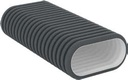 Valsir ARIASILENT Tube Compact -soikea ilmanvaihdon aaltoputki 50x102 mm, L 50 m