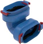 AriaSilent Link Bend Compact -kulmayhde 50x102 mm, L 118 mm