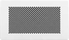 AriaSilent Diamond -säleikkö 280x160 mm, valkoinen teräs