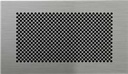 AriaSilent Diamond Feel -säleikkö 280x160 mm, satiinipintainen ruostumaton teräs