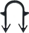 Valsir V-CLIP 01 -putkikiinnike, H 42 mm