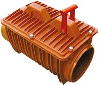 Valsir-viemärin kaksiläppäinen takaiskuventtiili D125 mm