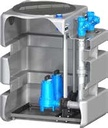 Valsir V500 -pumppaamosäiliö 500 l, 1 pumpulle, malli A-B