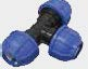 Valsir-puserrus-T-haara D63 mm, L301 mm, H202 mm
