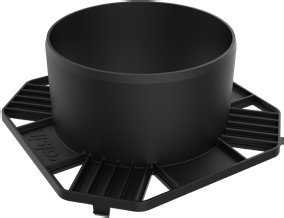 Valsir Aquanest -tuuletusliitin Ø160 mm, 221x221 mm, H84 mm