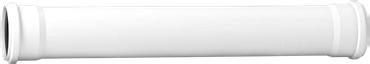 Valsir White Marine HTDM, kaksimuhvinen viemäriputki, 110 × 2000 mm