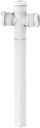 Valsir White Marine, jatkettu kaksoishaarayhde 87,5°, malli B, 75/75/75 mm