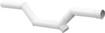 Valsir White Marine -kuljetustasku tarkastusaukolla D75, L1200 mm