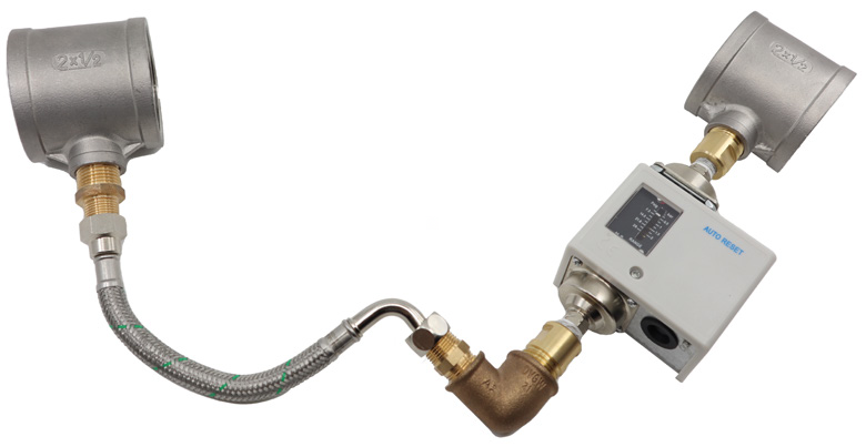 H2O GUARD® 60v, paine-eromittausyksikkö kytkimellä