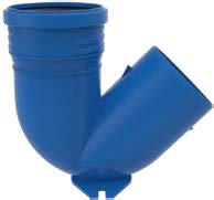 Valsir Triplus -vesilukkokulma 110/110 mm, 135°