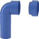 Valsir Triplus HT-kulmayhde suojatulpalla vesilukkoliitäntään 50/60 mm