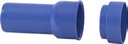 Valsir Triplus HT-suorayhde suojatulpalla 40/50 mm